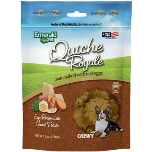 Emerald Pet Quiche Royal Sweet Potato Treat for Dogs - 6 oz Emerald Pet Quiche Royal Sweet Potato Treat for Dogs - 6 oz